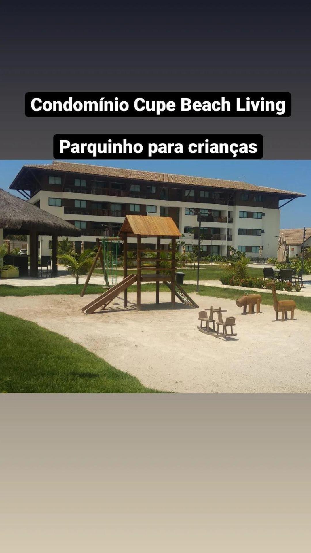 Luxuoso Flat 3 Quartos, Terreo, No Cupe Beach Living - Beira Mar De Porto De Galinhas Exterior photo