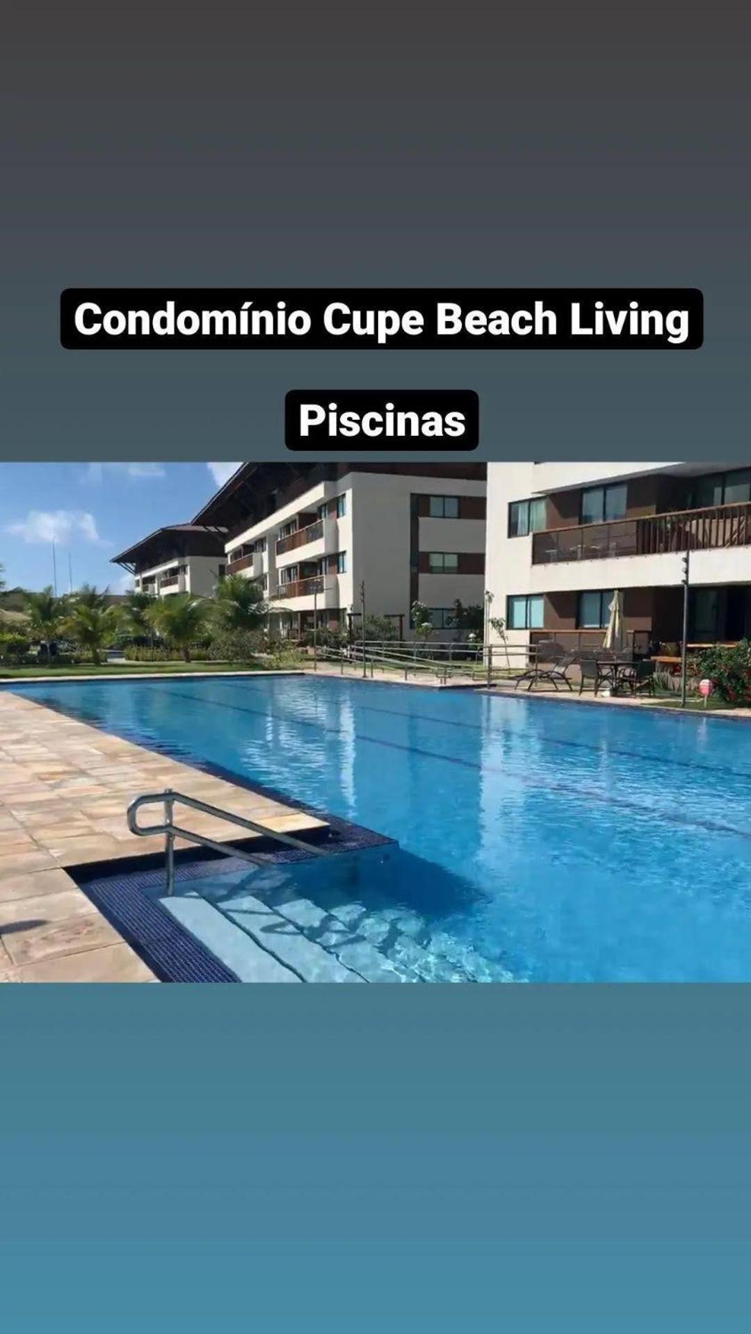 Luxuoso Flat 3 Quartos, Terreo, No Cupe Beach Living - Beira Mar De Porto De Galinhas Exterior photo